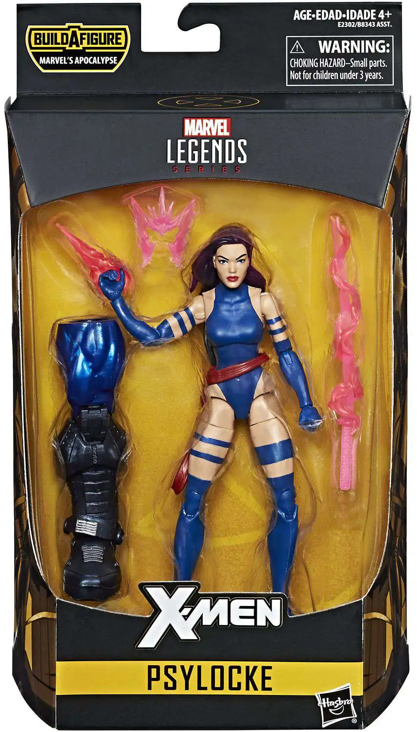 Marvel X-Men Marvel Legends Apocalypse Series Psylocke 6 Action