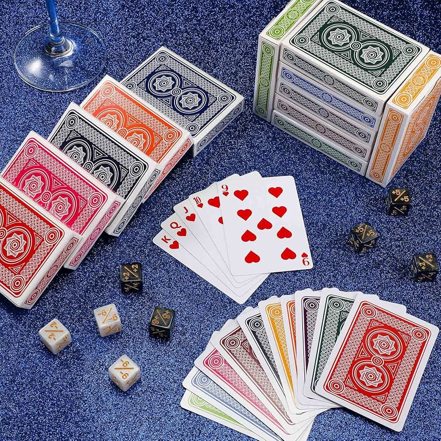 Amazon.co.jp: Zubebe トランプ 24枚パック 鮮やかな色 カードデッキ