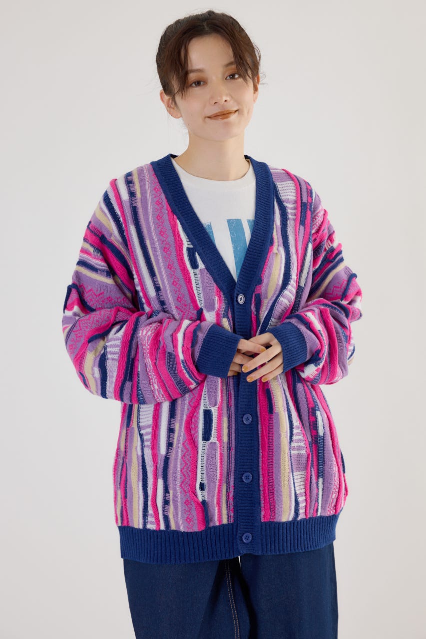 RODEO CROWNS WIDE BOWL | 【UNISEX】3Dマルチカラーニット